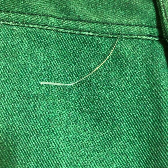 MEGAN RENEE - 🎉HP x 3🎉 NWOT - L Sz 33 (12/14) Green Denim Bodycon Mini Skirt - Picture 6 of 16